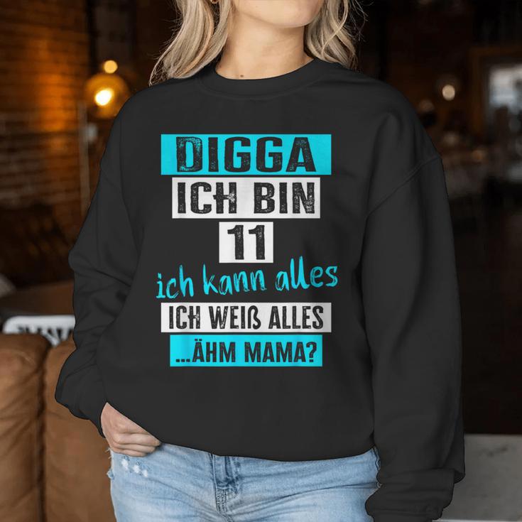 11Th Birthday Boy Girl I Am 11 Years 11Th Birthday Sweatshirt Frauen Lustige Geschenke