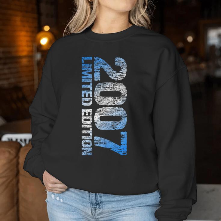 16Th Birthday 2007 Boy Girl 16 Years Limited Edition Sweatshirt Frauen Lustige Geschenke