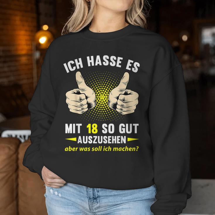 18Th Birthday Boy Girl 18 Years 2003 Saying Sweatshirt Frauen Lustige Geschenke