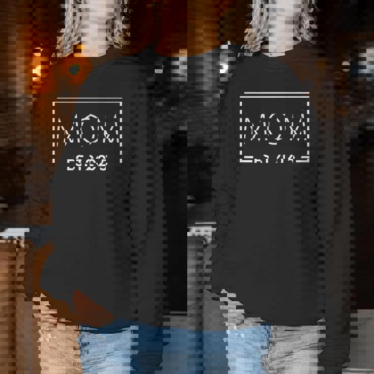1St Time Mom Est 2025 New First Mommy 2025 Women Sweatshirt Personalized Gifts