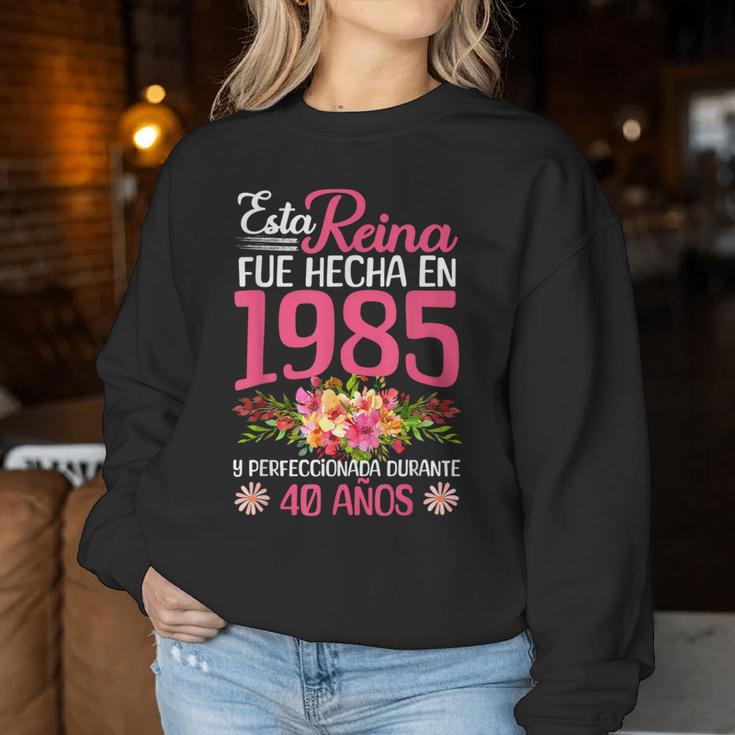 Sudadera Vintage 'Made In 1985' - Regalo Para 40 Años Mujer, Diseño Clásico, Edición Limitada