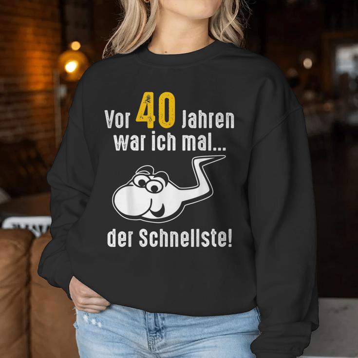 40Th Birthday Man Woman 40 Years 1984 Decorative Sweatshirt Frauen Lustige Geschenke