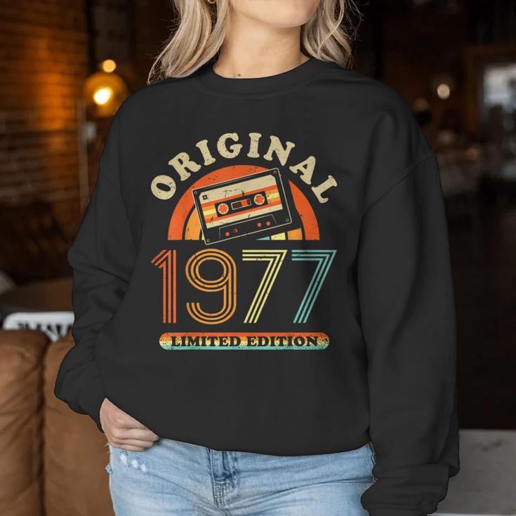 47Th Birthday Original Womenintage 1977 Sweatshirt Frauen Lustige Geschenke