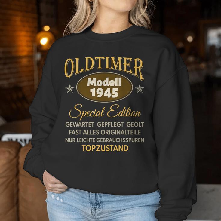 78Th Birthday Man Woman 78 Years 1945 Decorative Sweatshirt Frauen Lustige Geschenke