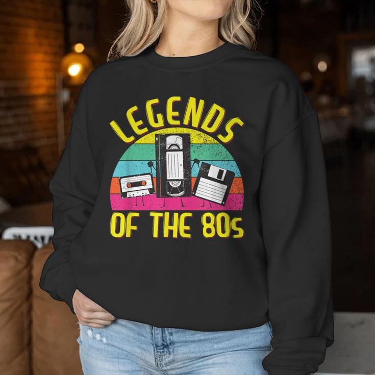 80S Outfit Women's Theme Party Legends 80S S Sweatshirt Frauen Lustige Geschenke