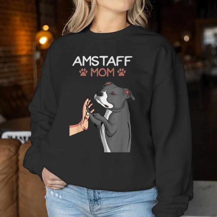 American Staffordshire Terrier Mama Amstaff Dog Sweatshirt Frauen Lustige Geschenke