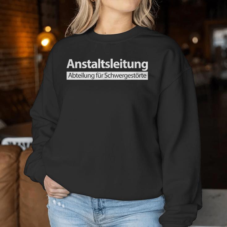 Anstaltleitung Evil Sayings Sweatshirt Frauen Lustige Geschenke