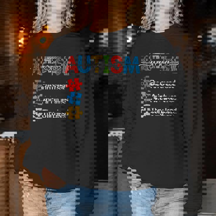 Autism Mama Autism Awareness Mom Neuro Diverse Mother Mommy Women Sweatshirt Unique Gifts