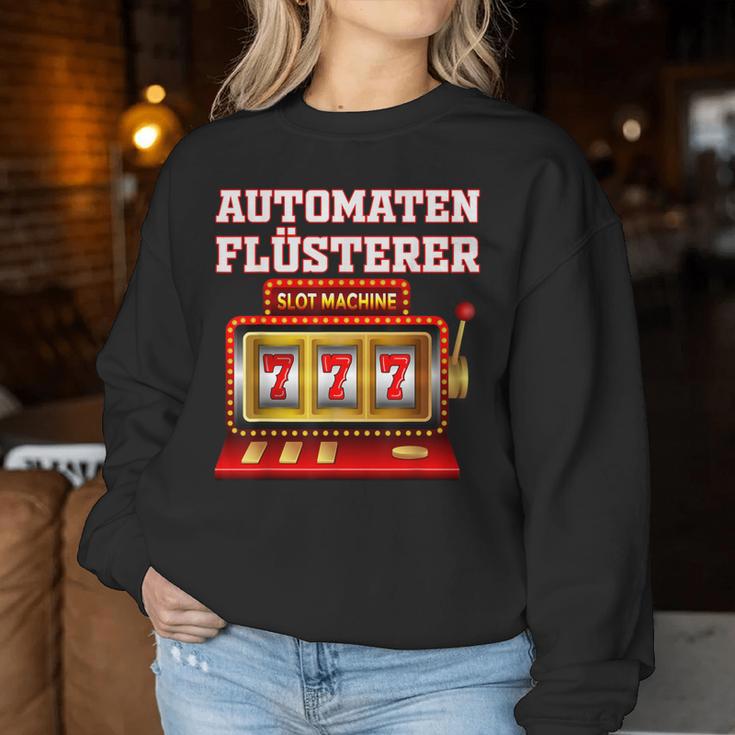 With Automaten Whisperer Spielo Sweatshirt Frauen Lustige Geschenke