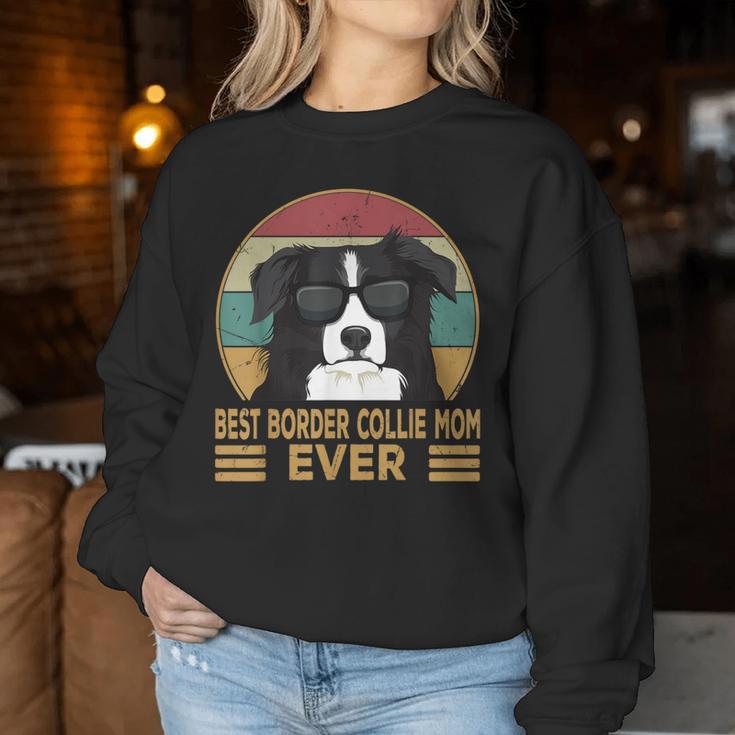 Best Border Collie Mom Ever Dog Mum Sweatshirt Frauen Lustige Geschenke