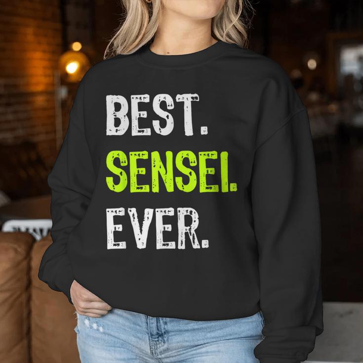 Best Sensei Ever Martial Arts Teacher Sweatshirt Frauen Lustige Geschenke