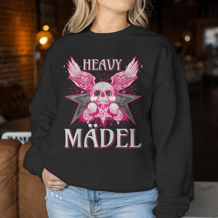 Biker Rocker Heavy Rock Punk Girl Hard Girl Metal S Sweatshirt Frauen Lustige Geschenke