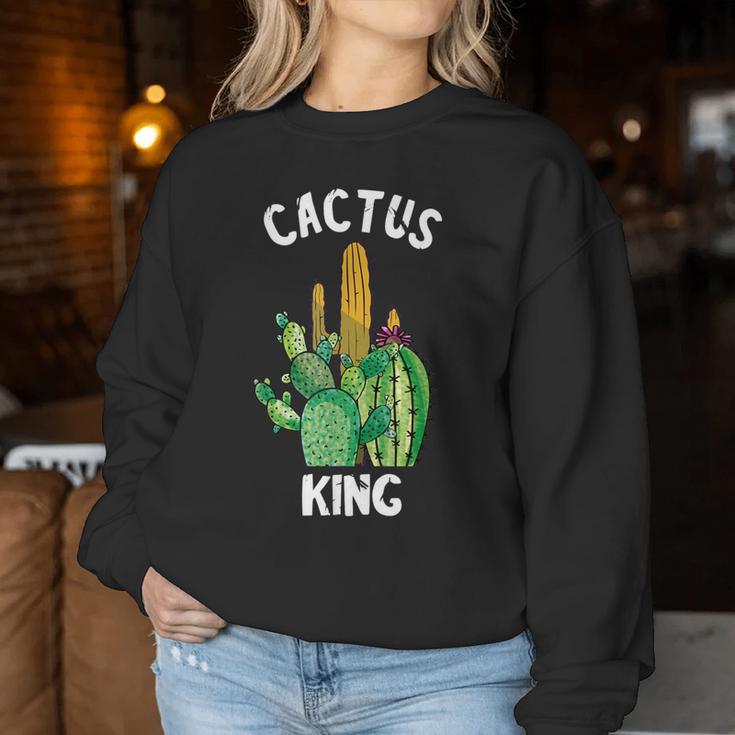 Cactus King Cactus Cactus Gardener Plants Cactus Sweatshirt Frauen Lustige Geschenke