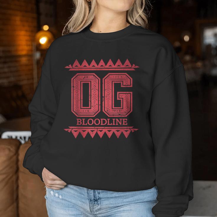 Childrenintage Og Bloodline Wrestling Fans Sweatshirt Frauen Lustige Geschenke