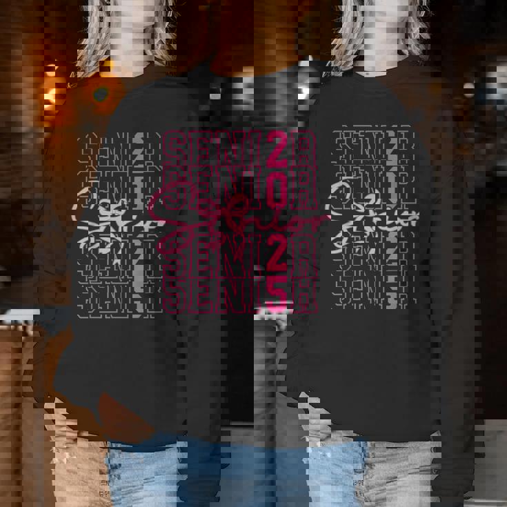 Class Of 2025 Coquette Bow Senior 2025 Graduation Girl Women Women Sweatshirt Personalized Gifts