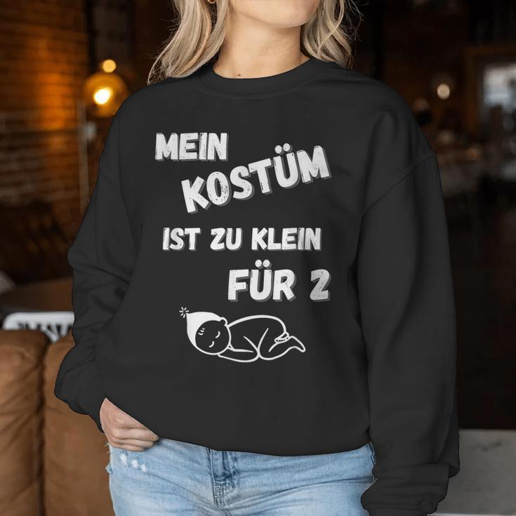 Costume Pregnancy Mother Too Small Sweatshirt Frauen Lustige Geschenke