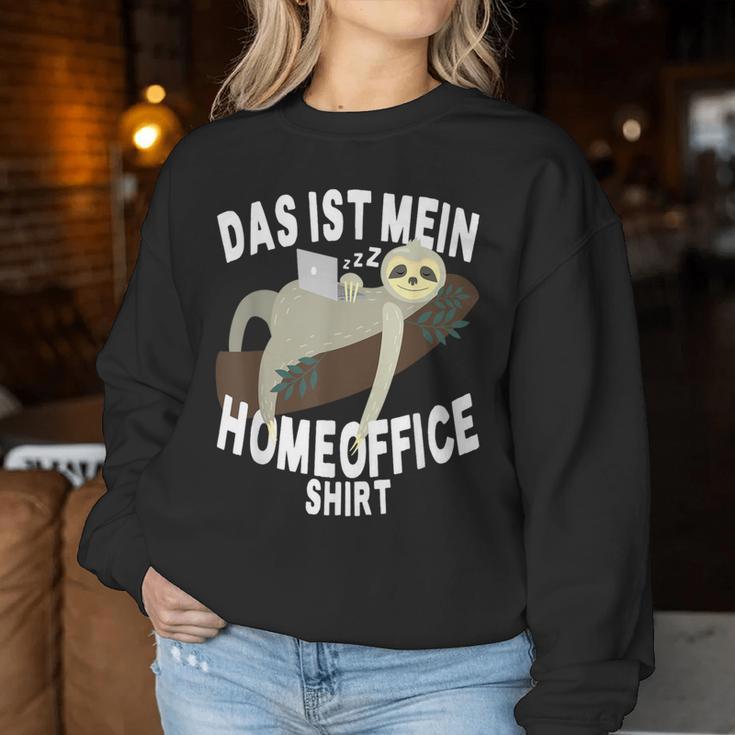 Das Ist Mein Homeoffice Sloth Home Office Sweatshirt Frauen Lustige Geschenke