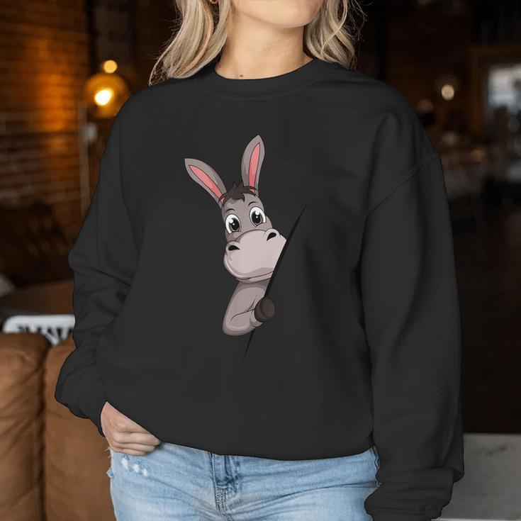 Donkey Children's Boys Girls Women's Sweatshirt Frauen Lustige Geschenke