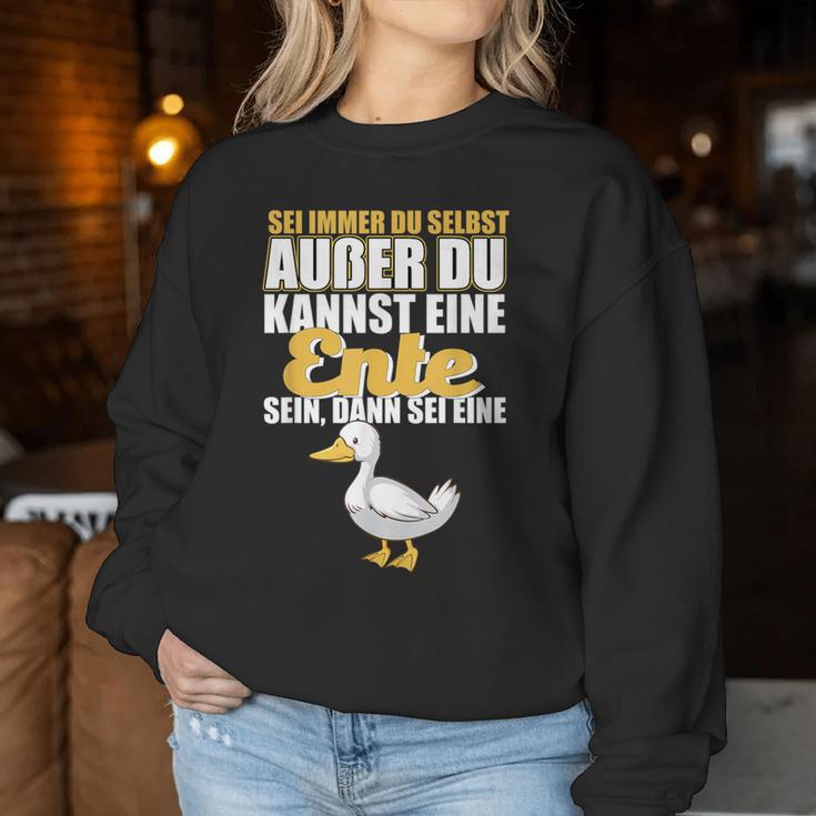 Eine Duck Be Sweatshirt Frauen Lustige Geschenke