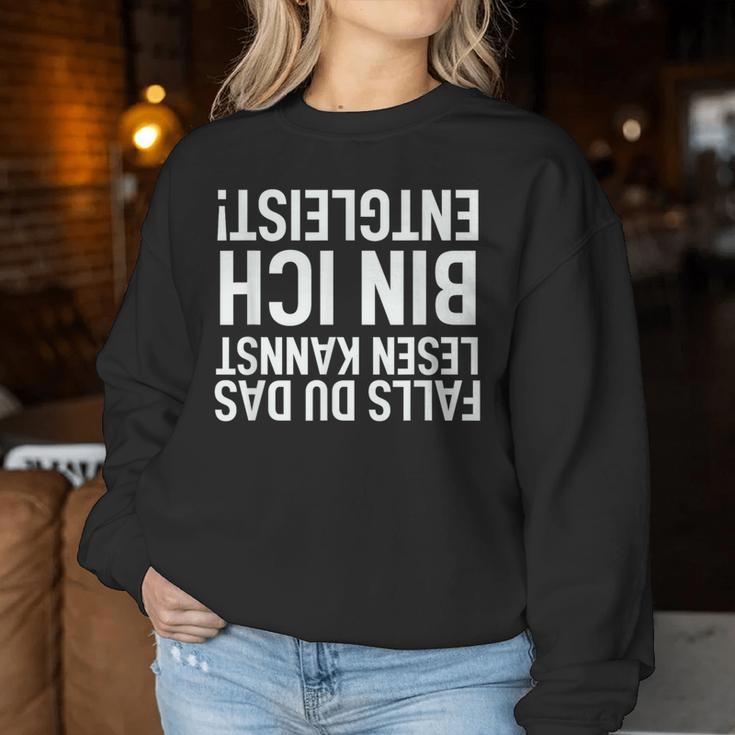 Eisenbahn Zug Falls Du Das Lesen Kannst Bin Ich Entgleist Sweatshirt Frauen Lustige Geschenke