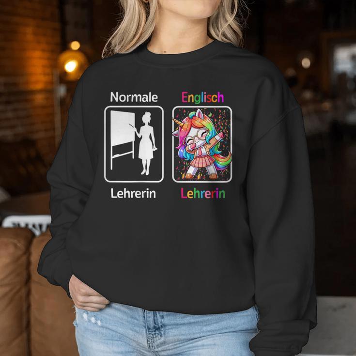 English Teacher English Teacher Sweatshirt Frauen Lustige Geschenke