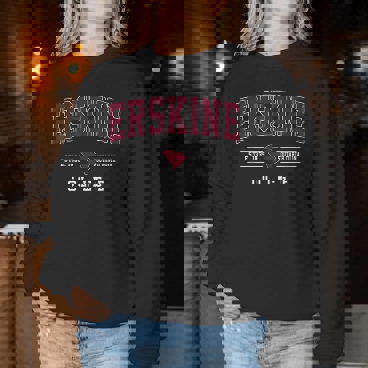 Erskine College Arch Vintage Women Women Sweatshirt Personalized Gifts