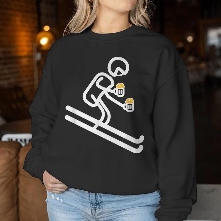 Apre Ski Man Beer Lover Sweatshirt Frauen Lustige Geschenke