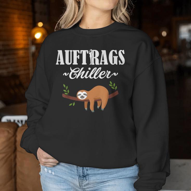 Task Chiller Relax Sloth Sweatshirt Frauen Lustige Geschenke