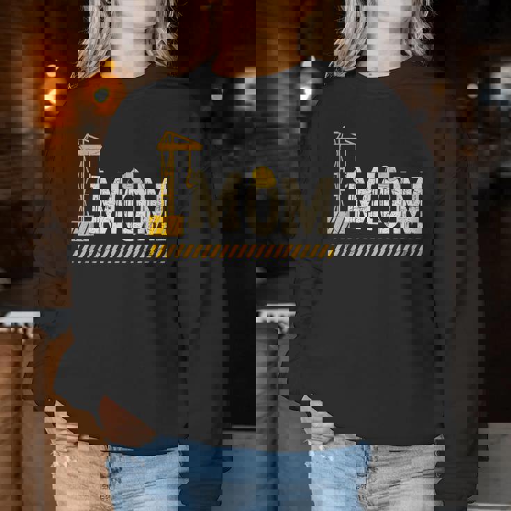 Happy Mother's Day Construction For Son Mom Mother's Day Women Sweatshirt Unique Gifts