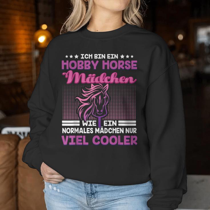 Ich Bin Ein Hobby Horse Mädchen Hobby Horsing Sweatshirt Frauen Lustige Geschenke