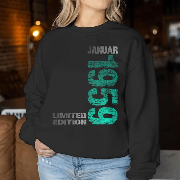 January 1959 Man Woman 65Th Birthday Limited Edition Sweatshirt Frauen Lustige Geschenke