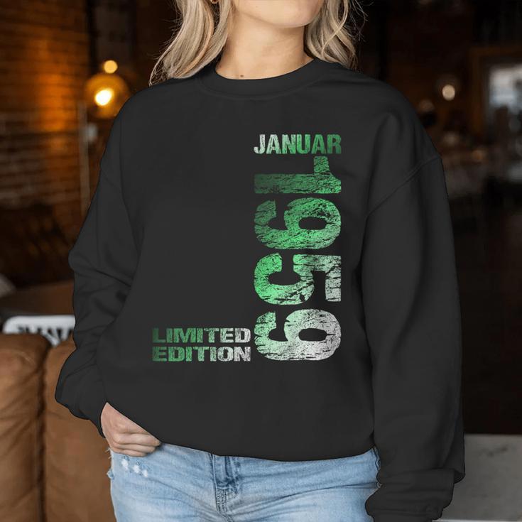 January 1959 Man Woman 66Th Birthday Limited Edition Sweatshirt Frauen Lustige Geschenke