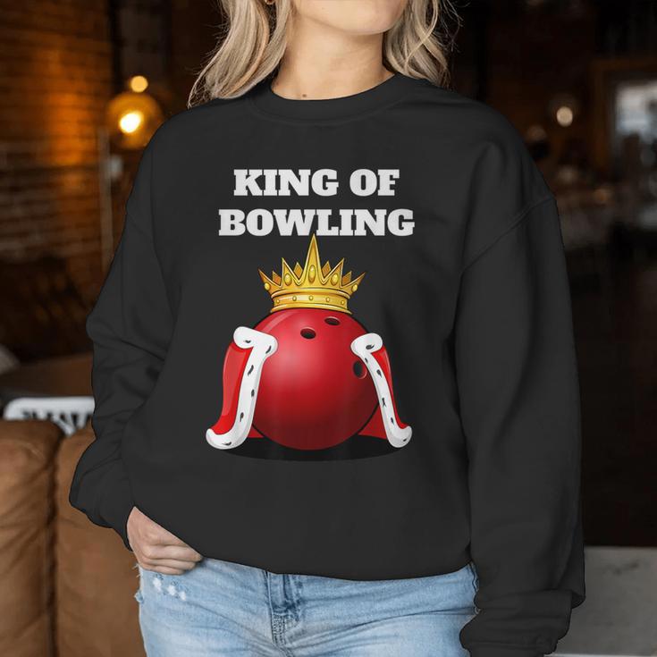 King Of Bowling Bowling Bowling Sweatshirt Frauen Lustige Geschenke