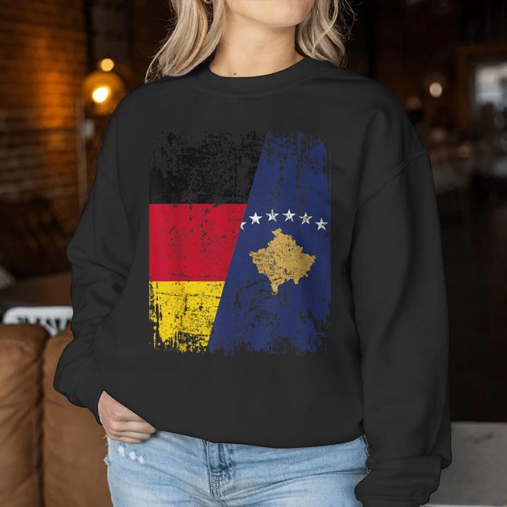 Kosovo Germany Flag Children Kosovo Sweatshirt Frauen Lustige Geschenke