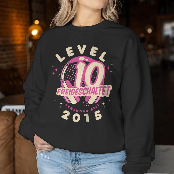 Level 10 Years Girl's Birthday Gamer Girl Gamer 2015 Sweatshirt Frauen Lustige Geschenke