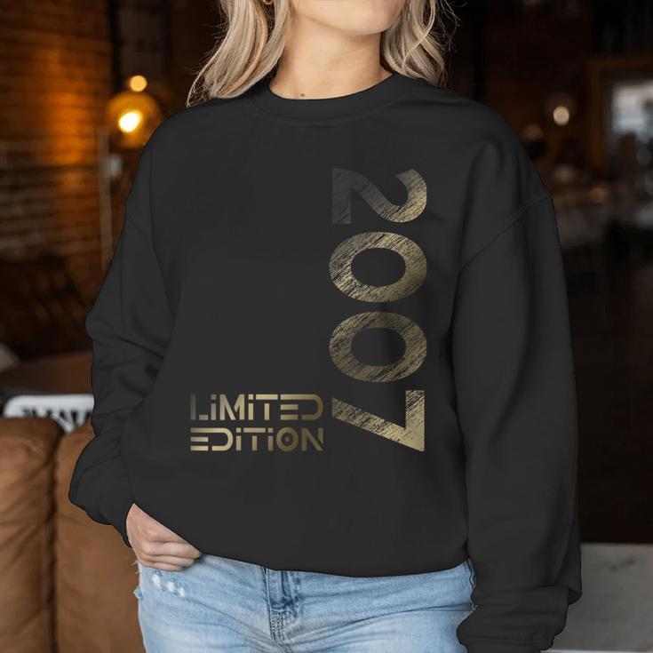 Limited Edition Jahrgang 2007 Junge Mädchen 18 Geburtstag Sweatshirt Frauen Lustige Geschenke