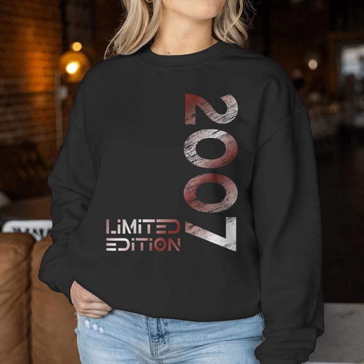 Limited Editionintage 2007 Boy Girl 17Th Birthday Sweatshirt Frauen Lustige Geschenke