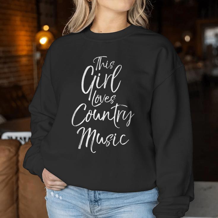 Linda Cita Country Para Es Que Esta Chica Ama La Música Country Sin Mangas Sudadera Mujer Regalos divertidos