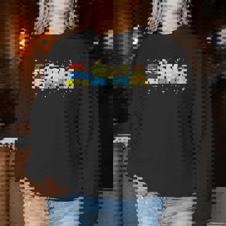 Mama Mom And Dad Birthday Princess Girl Family Matching Women Sweatshirt Personalized Gifts