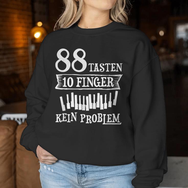 Musician 88 Keys 10 Finger Pianist Piano Teacher Sweatshirt Frauen Lustige Geschenke