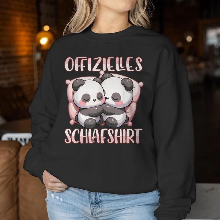 Official Sleep Panda Night Girls Sleeping Sweatshirt Frauen Lustige Geschenke