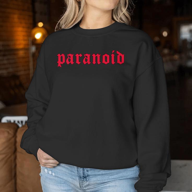 Paranoid Aesthetic Soft Grunge Goth Eboy Egirl Sweatshirt Frauen Lustige Geschenke