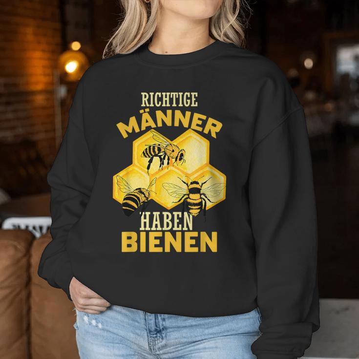 Richtige Männer Haben Biene Beekeeping Card Bee Sweatshirt Frauen Lustige Geschenke