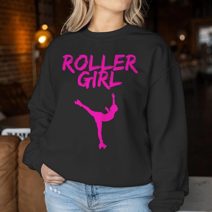 Roller Girl Figure Skating For Roller Girl Roller Skates Girls Sweatshirt Frauen Lustige Geschenke