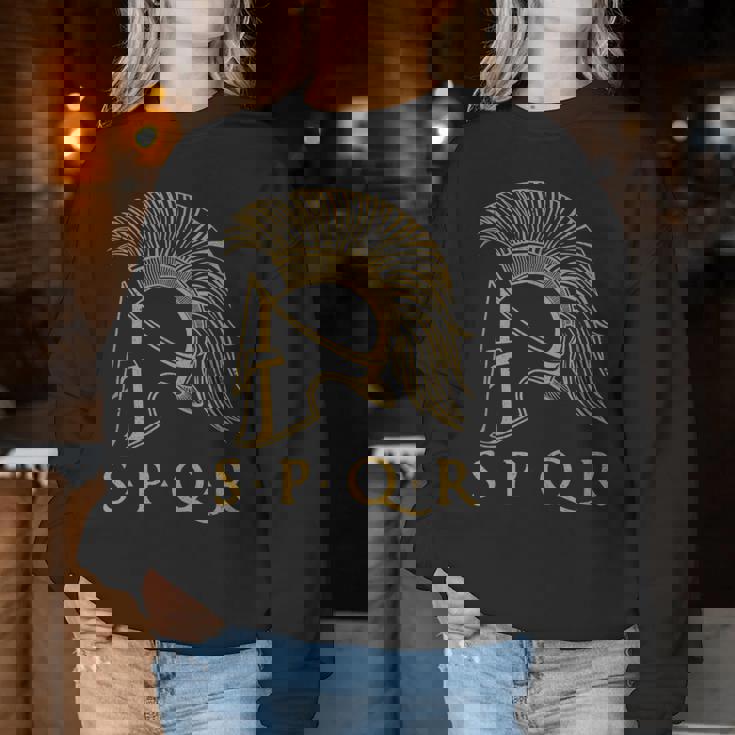 Roma Spqr Historia Romana Sudadera Mujer Regalos divertidos