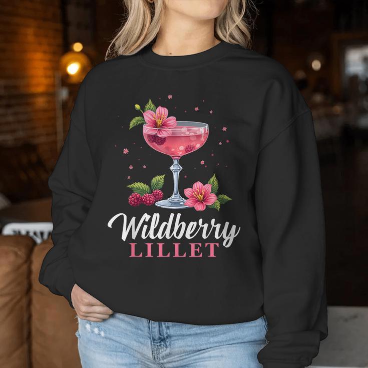 Summer Cocktail Party Wildberry Lillet Women's Sweatshirt Frauen Lustige Geschenke