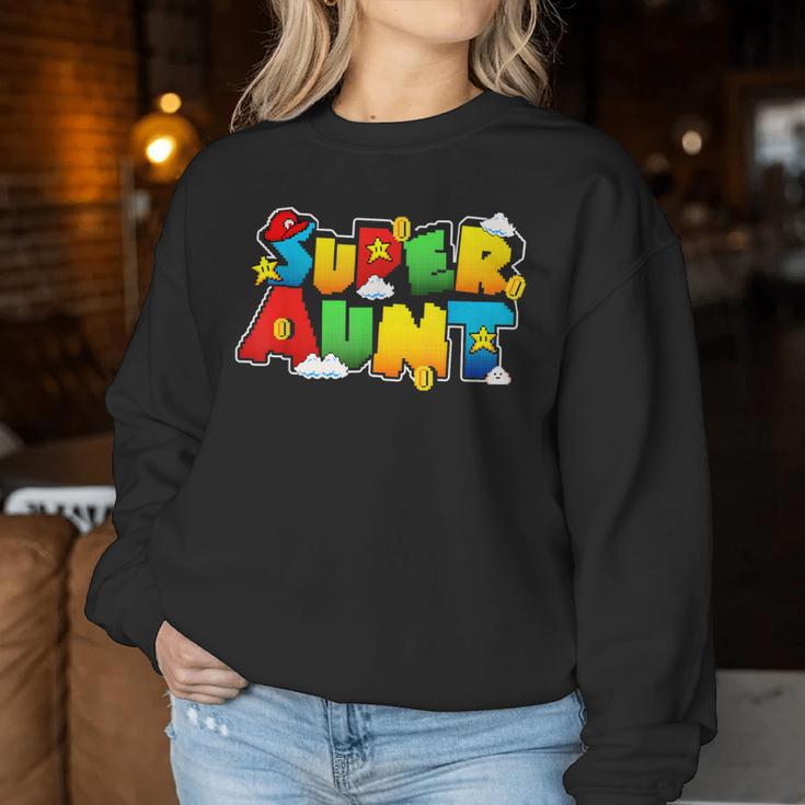 Super Aunt Best Aunt Ever For Aunt Sweatshirt Frauen Lustige Geschenke