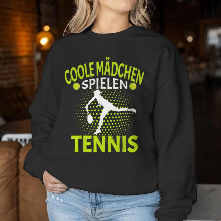 Tennis Player Cool Girls Playing Tennis Sweatshirt Frauen Lustige Geschenke