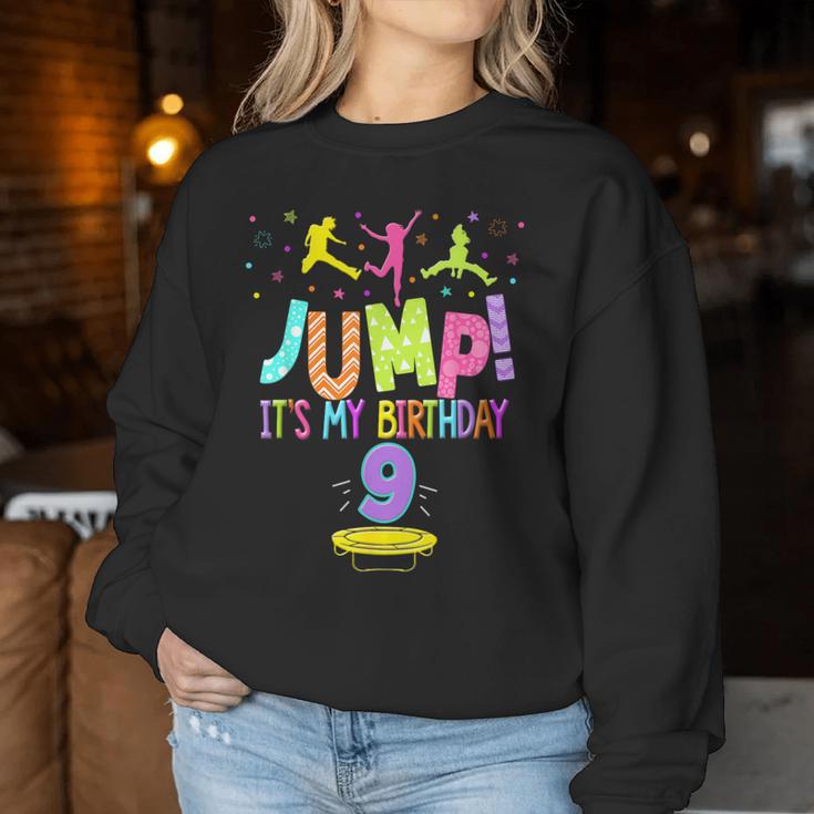 Trampoline Birthday Party For Girls Sweatshirt Frauen Lustige Geschenke