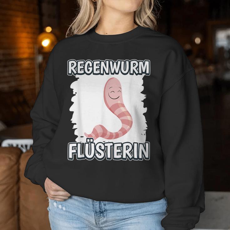 Women's Earthworm Whisperer Girls Whisper Earthworm Sweatshirt Frauen Lustige Geschenke